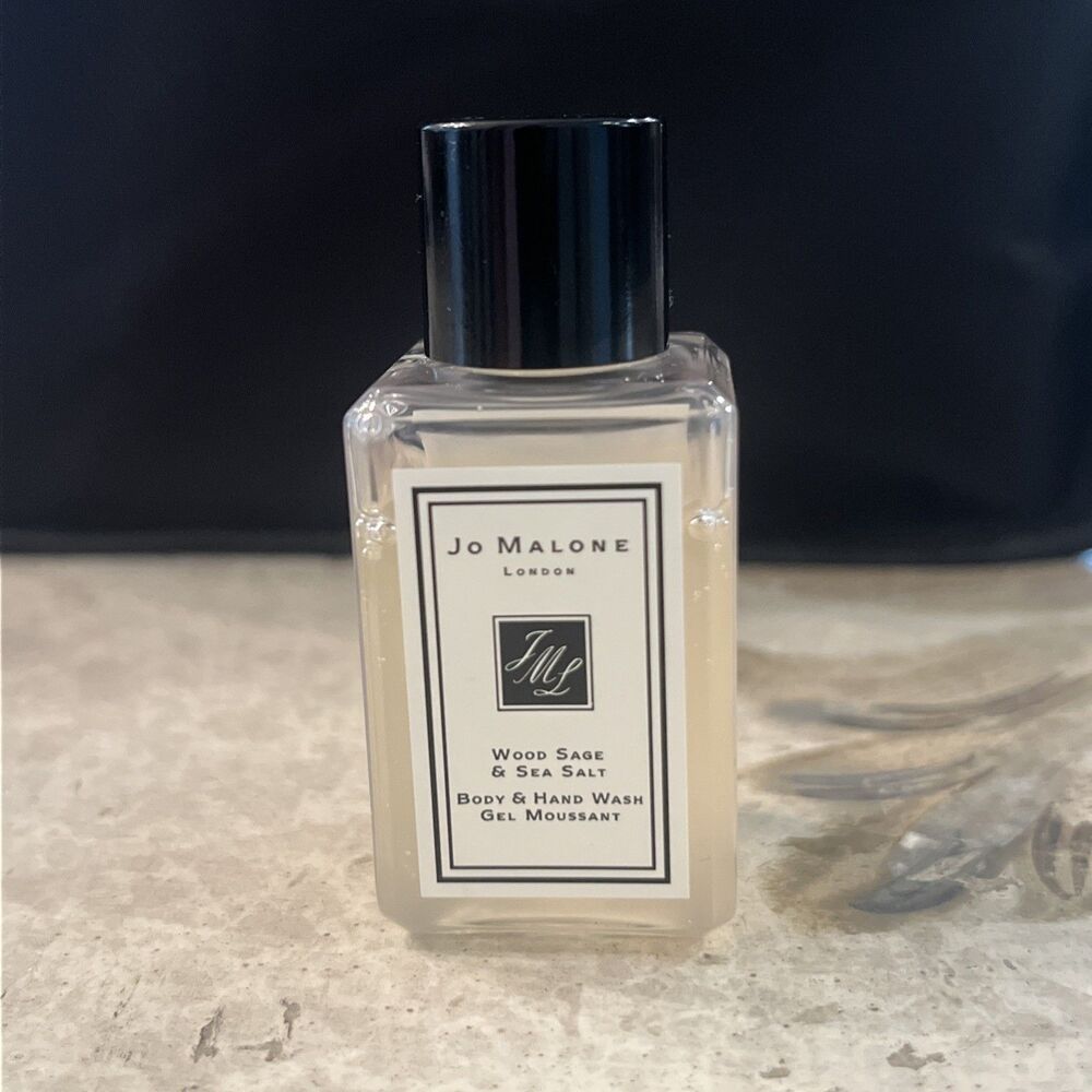 New Jo Malone Wood Sage & Sea Salt Body & Hand Wash 15 ml .5 oz